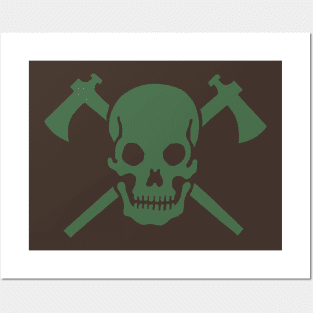 Skull Tomahawk Posters and Art